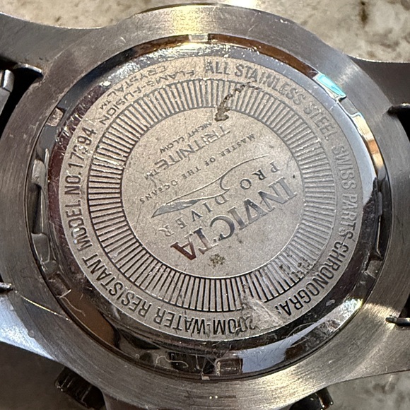 Invicta Black and Silver Chronograph Watch - Picture 7 of 7